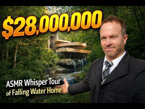 ASMR Soft Whisper Tour of Fallingwater | Frank Lloyd Wright's Masterpiece"