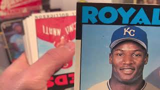 Opening a 1986 Topps Traded Set