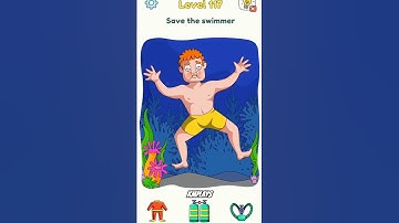 DOP 3: SAVE THE SWIMMER LVL 117 #dop3 #dop3answers #dop3shorts #shorts