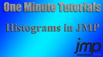 Histograms in JMP - One Minute Tutorials
