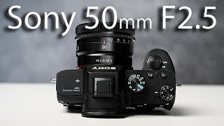 Sony 50mm F2.5 Review