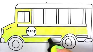 School Bus How To Draw School Bus School Bus Coloring Images