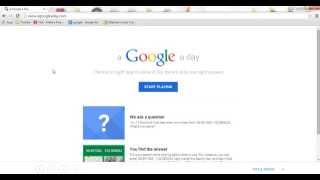 Intro to A Google A Day