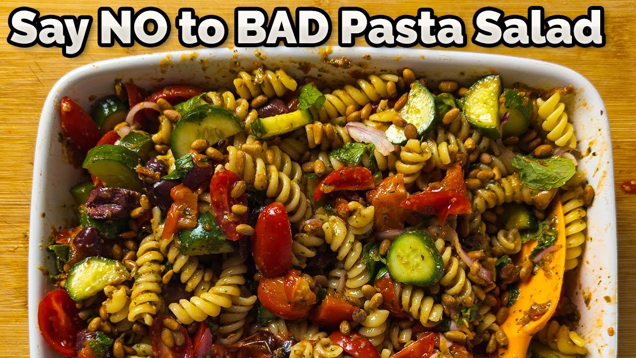 Mediterranean Goodness Pasta Salad Recipe (if you hate pasta salad, try this)