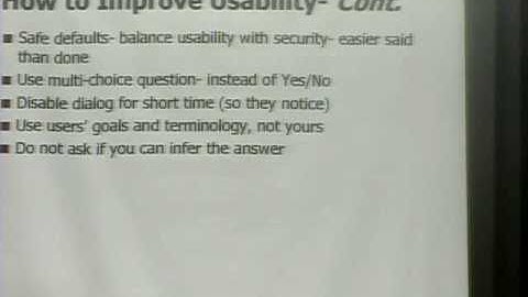 Owasp5053 Part6 - BUILDING USABLE SECURITY, with Zed Abbadi.