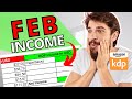 My Amazon KDP Income Report FEB 2022 - KDP Low Content Books!