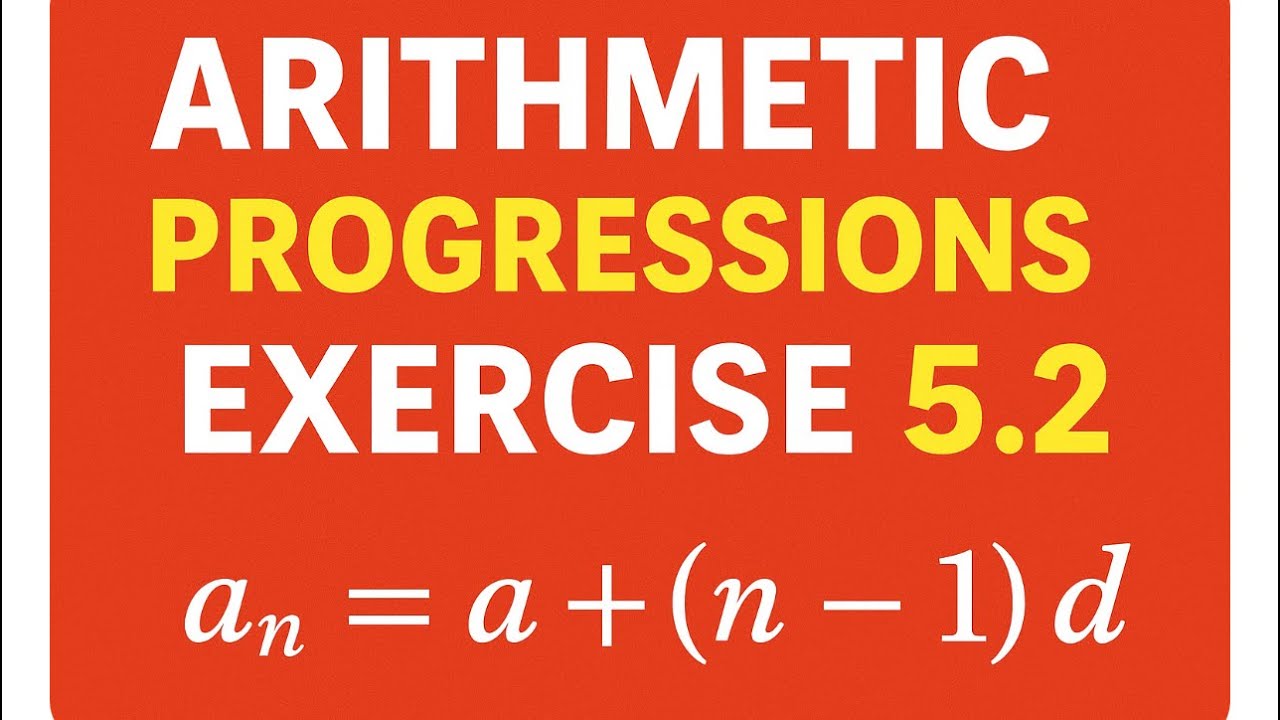 Class 10 th maths chapter 5 arithmetic progressions 5.2 part 3 - YouTube