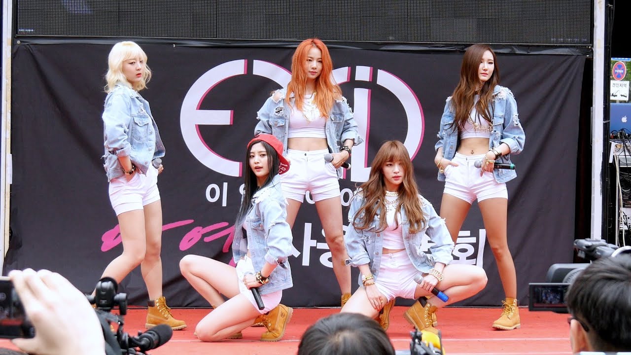 [150412] EXID - 아예 Ah Yeah (아예 사용설명회@명동) 4K 직캠/fancam by PIERCE
