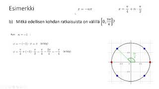 MAA5 - Sini- ja kosiniyhtälöt laskimella ja ilman