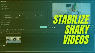 How to Stabilize Shaky Video in Filmora 9