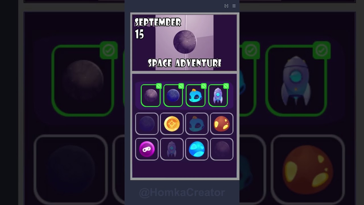 Space Adventure: Комбо на 15 СЕНТЯБРЯ 