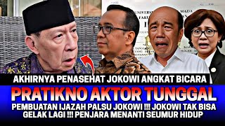AKHIRNYA MANTAN PENASIHAT JOKOWI BUKA SUARA‼️ PRATIKNO AKTOR TUNGGAL PEMBUATAN IJAZAH PALSU JOKOWI😱