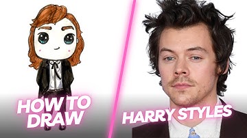 How to Draw Harry Styles from One Direction 