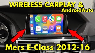 Wireless CarPlay and AndroidAuto in Mercedes E-Class 2012-2016 W212