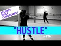 Beginner dance choreography  hustle by pnk  easy jazz dance for beginners