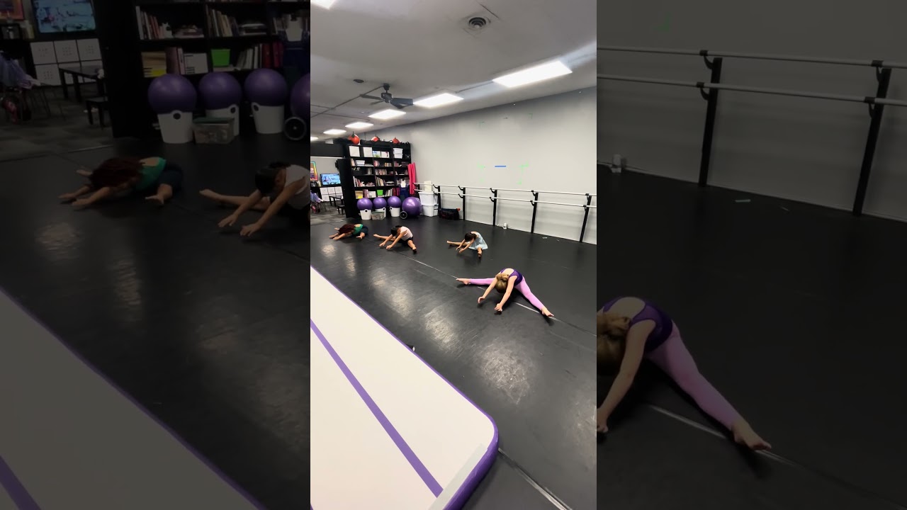 Acro stretches #epicdancecomplex #saskatoon #acrodance #yxe
