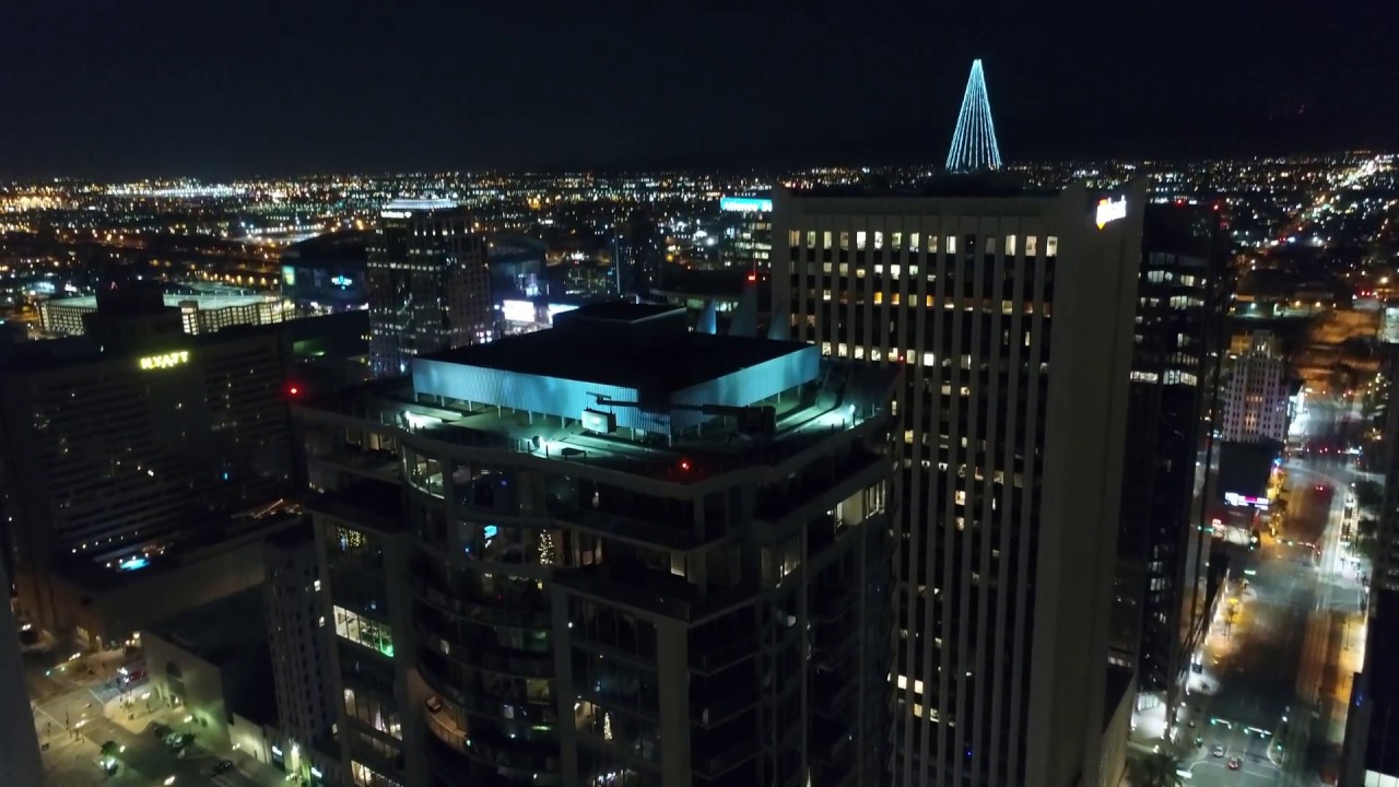 Phoenix Arizona Drone nightscape 5