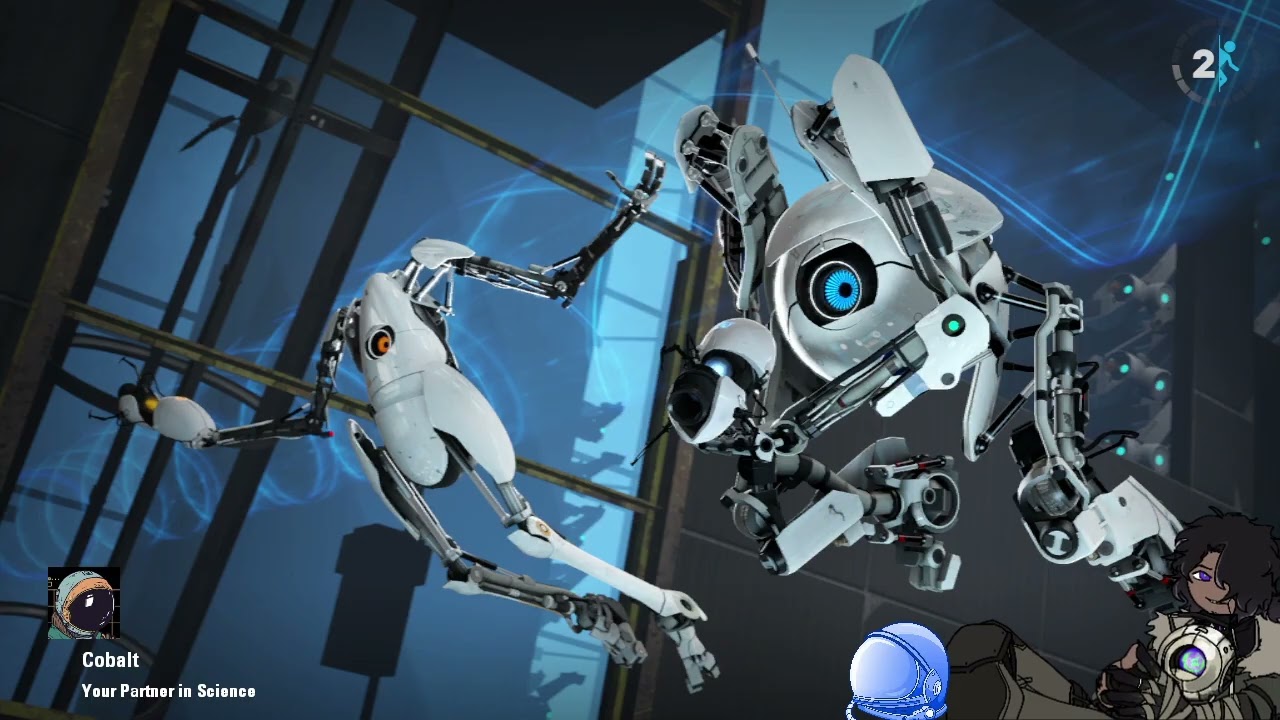 Portal 2: Co-op #1 - Stealing @bored_in_orbit 's braincells