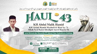 Download Lagu 🔴 Live Tahlil dan Do'a Memperingati HAUL ke 43 KH. Abdul Malik Hamid MP3 Download Lagu 🔴 Live Tahlil dan Do'a Memperingati HAUL ke 43 KH. Abdul Malik Hamid MP3