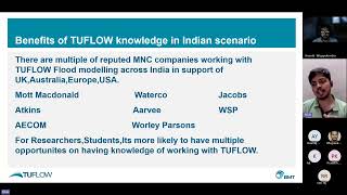Expert Lecture on TUFLOW model for floods and coastal modelling by Rishi