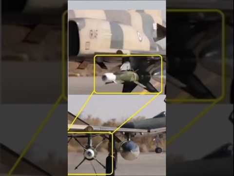 نمایی زیبا از لود بمب هواپرتاب قاصد روی جنگنده فانتوم    نظامی
