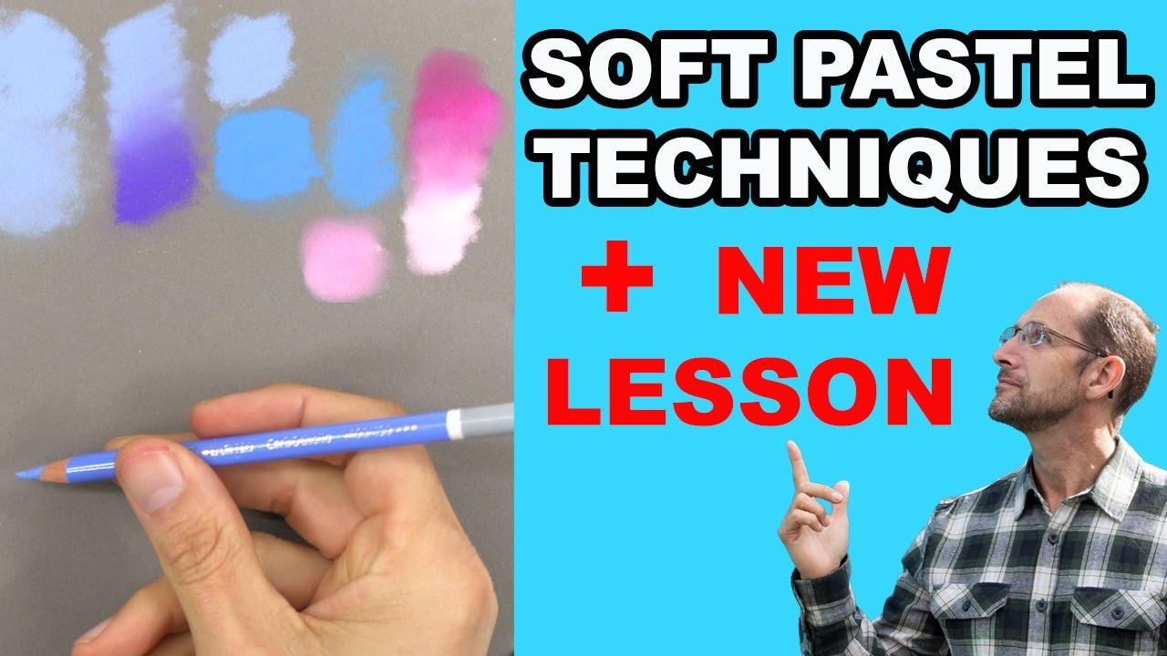 Soft Pastel Techniques | Soft pastels for beginners + Dog Drawing LESSON