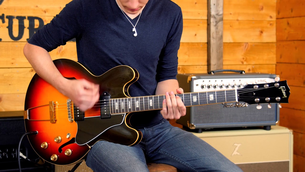 Gibson Memphis 18 Es 330 Sunset Burst Youtube