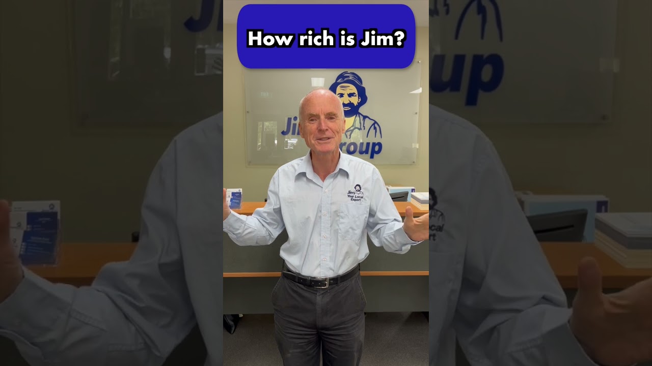 How rich is Jim?