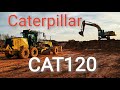 Обзор автогрейдера Caterpillar 120 (CAT 120). Отзыв механизатора