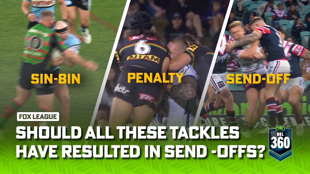 Inconsistent high-tackle punishments! What is a send-off and what isnt? NRL 360 Fox League