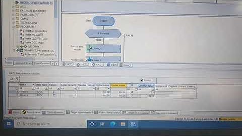 Simotion D Position Control Forward & Reverce MCC Program