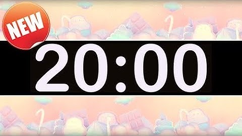 20 Minute Timer with Pop Music For Kids! Fun Timer for Classrooms, School, Home, Studying!