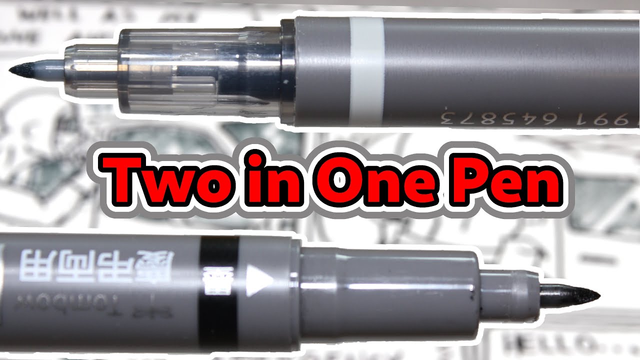 The Tombow Twin Tip Brush Pen Review. Double the fun...