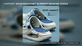 Arch Support, Anti Slip, Soft Sole, Wear-Resistant Cool Slippers for Wearing, Thick Sole Breathable screenshot 4