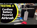 Scale Model Tips - Testing A Cordless Battery Powered Airbrush With A Portable Air Compressor