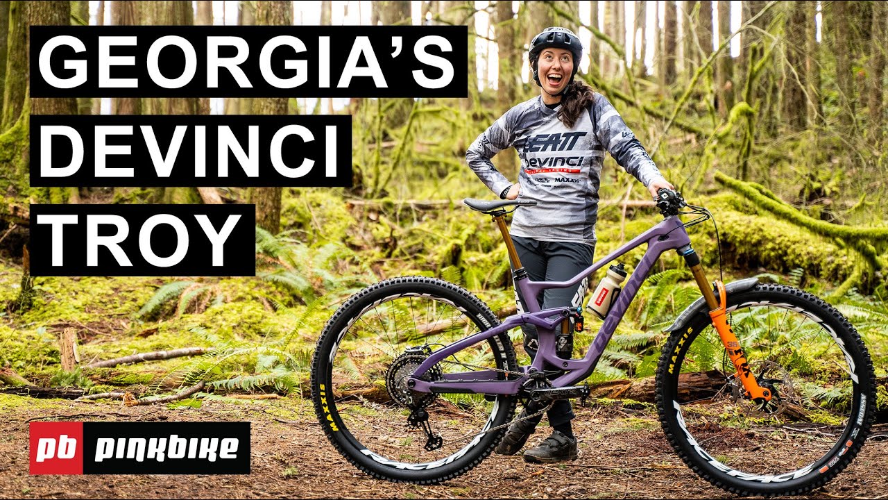 Georgia Astle On Her Devinci Troy & Going Pro | Bike Check