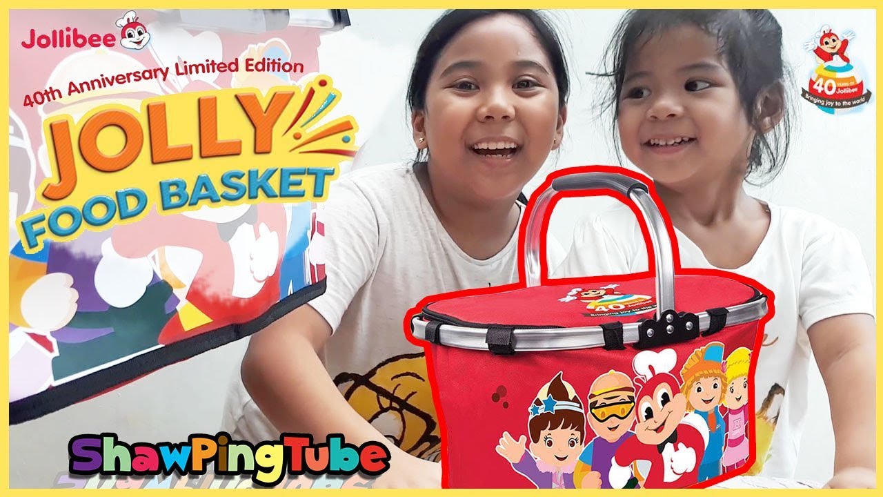 Jollibee Jolly Food Basket 2018 40th Anniversary Limited Edition Picnic