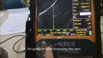 Calibration of Angle Beam Probe, Ultrasonic Testing