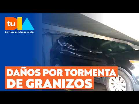 Parking garage roof collapsed due to hail and crushed vehicles in Providencia | Your Day