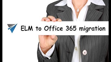 Migration of ELM email archives to Office 365 using contentGATE