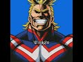 you agree? #allmight#mha#anime#fypviralシ