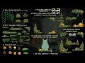 Wilderness Survival Stream Overlay Pack | 240+ Animated Twitch Assets for VTubers &amp; OBS