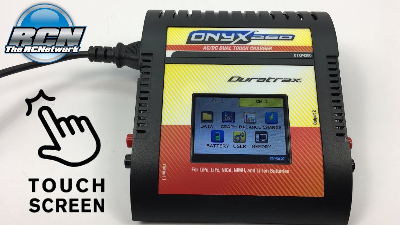 Onyx 260 Dual Port Lipo Touch Charger - Unboxed and First Use
