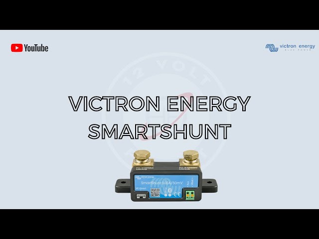 VICTRON Smart shunt 500A - 12volt, Dual battery, DIY