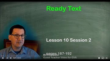 GVA Ready textbook walkthrough: Lesson 10 Session 2