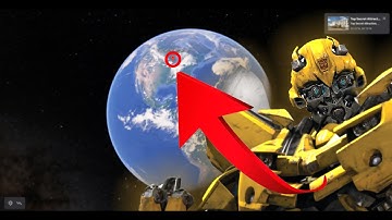 Transformer Bumblebee on Google Earth 🤖 !!!