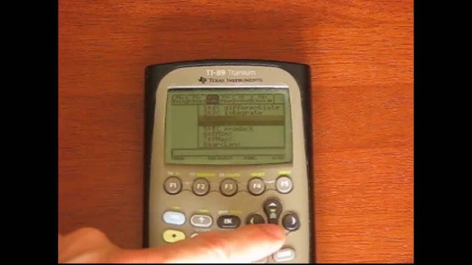 Calculatrice TI-89 Titanium programmable