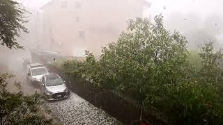 Grêle À Seyssel Le 24 Juillet 2023