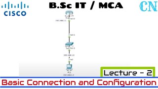 Basic Connection and Configuration || Practicals BSc IT (CN) / MCA / BE || Lecture 2 screenshot 3