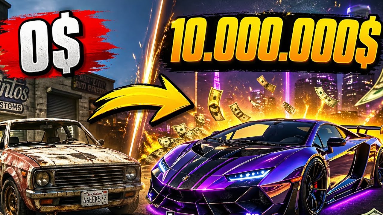 0$ Auto zu ein 10.000.000$ Auto Turnen in GTA 5!